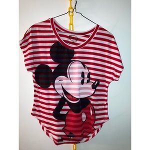 Disney Stripe Mickey Shirt